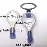 Blue Nylon Ring Connector 16-14 (1/2" Stud) - BAS14457B - from Buy Auto Supply