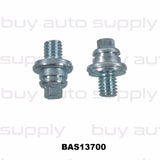 BAS13700 Side Post Battery Terminal Bolt Short 3/8"-16 Thread Zinc Plated Steel 5/16" Hex Head