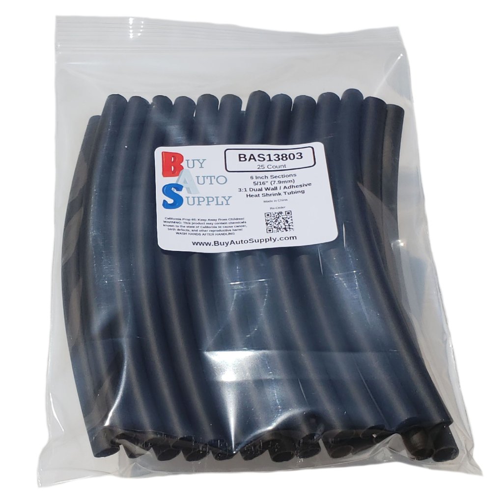 BAS13803 - 5/16" 3:1 Dual Wall Adhesive Lined Heat Shrink Tube