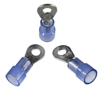 BAS14452B - Blue Nylon Ring Connector 16-14 (#6 Stud)