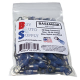 BAS14453B - Blue Nylon Ring Connector 16-14 (#8 Stud)