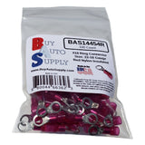 BAS14454R - Red Nylon Ring Connector 22-18 (#10 Stud)