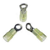 BAS14454Y - Yellow Nylon Ring Connector 12-10 (#10 Stud)
