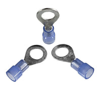 BAS14455B - Blue Nylon Ring Connector 16-14 (1/4