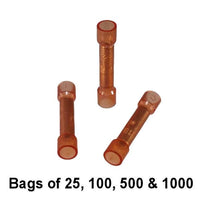 BAS14471 - Red Nylon Butt Connector - Made in USA