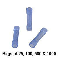 BAS14472 - Blue Nylon Butt Connector - Made in USA