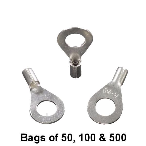 BAS14528 - 16-14 Naked Ring Terminal (1/4" Stud)
